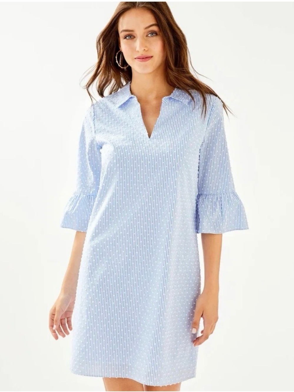 NWT Lilly Pulitzer Ginger Dress in Blue Peri Tint